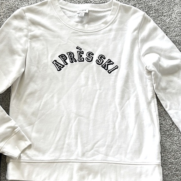 J. Crew Après Ski Pullover Sweatshirt - Picture 4 of 7